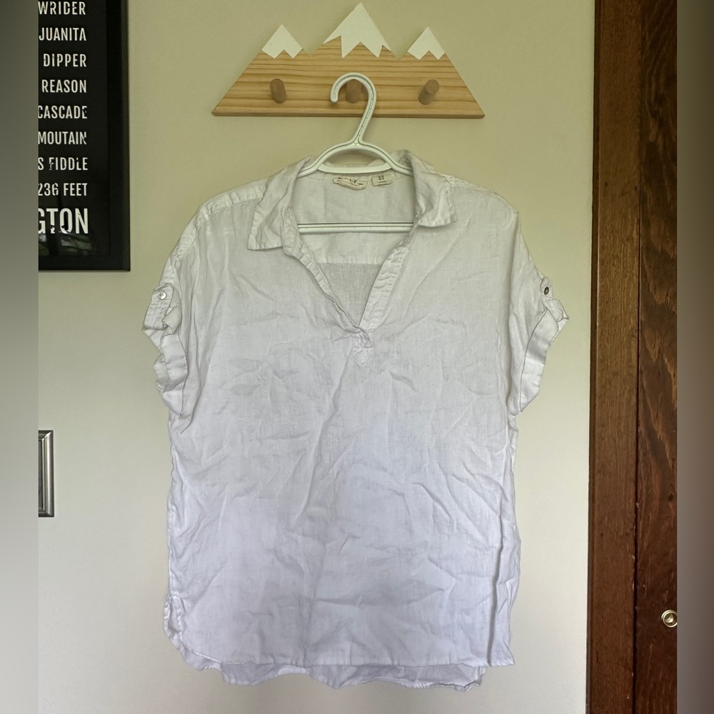 Oversized linen shirt